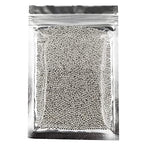 4000 Pieces Tiny Size 2.4mm Silver Iron Metal Spacer Bead Round Loose Beads - size: 2.4mm