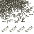 uxcell 1500Pcs Glass Bugle Seed Beads, 6x2mm Mini Long Tube Seed Beads Tube Loose Glass Seed Spacer Bead for DIY Earring Bracelets Necklace Jewelry Making Embroidery, Iron Grey - color: Iron Grey