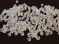 Perlin Preciosa Bohemian 3mm Crystal Glass Beads 100 pcs Czech Bicone Colorful Mix Beads for DIY Jewelry Making Double Cone Bead Bracelet Earring Necklace Crafting (Crystal Clear) - color: Crystal