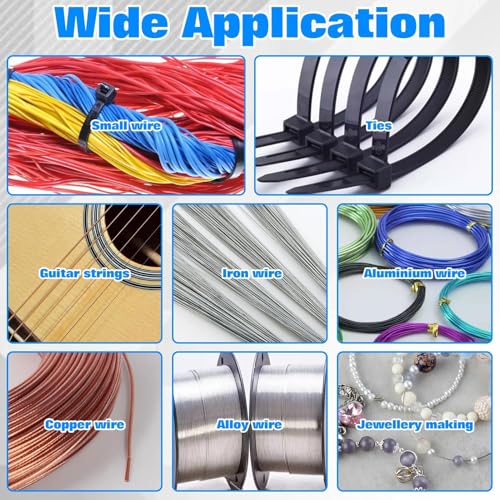 SPEEDWOX 4-Inch Mini Diagonal Cutting Pliers for Jewelry Making Mini Diagonal Pliers Wire Cutters Jewelry Plier Side Cutters Plier Flush Cut Wire for Cutting Wires Ties Guitar Strings - style: Diagonal Cutting Pliers