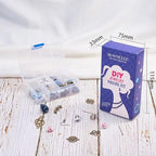 SUNNYCLUE 1 Box DIY 10 Pairs Porcelain Earring Making Starter Kit with Porcelain Beads, Spacer Bead, Earring Hooks Jewelry Arts Craft Supplies Findings for Beginners Women Gift, Instruction