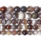 4MM 88PCS Natural Gemstone Stone Botswana Sardonyx Agate Beads for Jewelry Making DIY Bracelet - color: Botswana Sardonyx Agate, size: 4mm