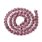Cheriswelry 100pcs Old Rose Transparent Glass Heart Shape Faceted Crystal Beads 14mm Smooth Loose Spacer Beads for DIY Earring Bracelet Necklace Craft Jewelry Making - color: Old Rose