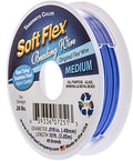 Soft Flex 49 Strand Beading Wire - Medium 0.19 Diameter - 10 Feet Nylon Design Wire - style: Tanzanite