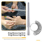 Jewelry Wax Ring Sizer Carving Tool Kit Ring Wax Making Mold Kit Lost Wax Casting Supplies Included Ring Sizer Mandrel Measurer Tool Jewelry Wax Tube Jewelers Wax Saw Frame Wax File Ring Clamp