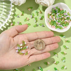 SUNNYCLUE 1 Box 120Pcs 6 Colors Acrylic Flower Charms Bell Flower Charms Resin Orchid Trumpet with Imitated Pearl Lily of The Valley Dangle Pendants for DIY Crafts Necklace Earring Jewelry Making - style: Flowe 3