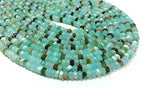 AAA QUALITY PERUVIAN OPAL FACETED RONDELLE LOOSE GEMSTONE BEADS 3mm-4mm SIZE WHOLESALE LOT PRICE OPAL STONE NECKLACE