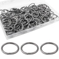 Litoexpe 20mm Open Jump Rings 150 Pcs with a Box, 2mm Thickness Rings Connectors for Necklace Bracelet Jewelry Making (Gun Black) - color: Gun Black