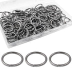 Litoexpe 20mm Open Jump Rings 150 Pcs with a Box, 2mm Thickness Rings Connectors for Necklace Bracelet Jewelry Making (Gun Black) - color: Gun Black