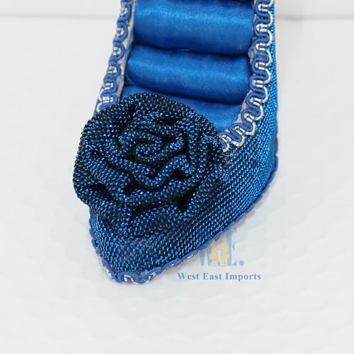 2 PCS Set Jewlery Display Shoe Ring Holder - Mannequin Necklace Display Bracelet Orgaziner (R/Blue) - color: R/Blue