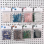 Raicegs 100pcs 8mm African Turquoise Beads Natural Gemstone Beads Round Loose Beads for Jewelry Making DIY Bracelets Necklace - color: African Turquoise, size: 8mm Round