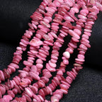 Chip Shell, 260pcs 5-8mm Irregular Shell Beads with Holes, Peach Pink Shell & Rose Quartz Like Chip Beads for Jewelry Making - color: Peach Pink