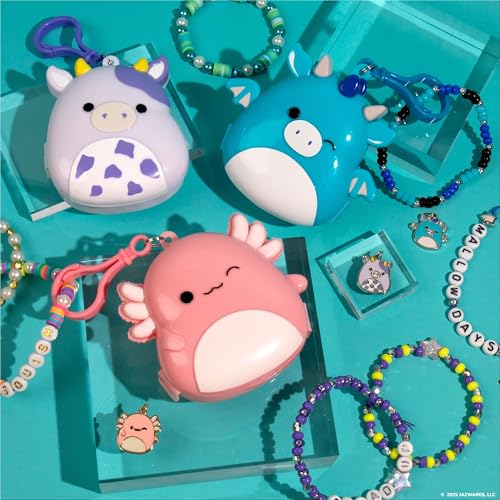 Original Squishmallows Tatiana The Dragon Bracelet Kit, Bracelet Making Kit, Friendship Bracelet Kit, Charm Bracelet, Charm Bracelet Making Kit, 7 Year Old Girl Birthday Gifts, Squishmallows for Boys - style: Tatiana the Dragon