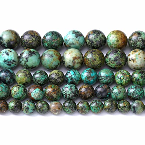 4MM 88PCS Natural Stone Green African Turquoise Spacer Loose Beads for Jewelry Making DIY Bracelet Necklace - color: African Turquoise, size: 4mm