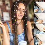 1451 Pcs Hair Beads Kit - Candy Color Acrylic Mickey Heart Star Pastel Pony Kandi Beads for Braids & Jewelry Making - color: Pony Beads