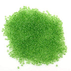 Perlin Glass Seed Beads 2mm 11/0 Round Mini Small Pony Beads 6500pcs for Making Earrings Bracelets Pendants Waist Jewelry DIY Handmade Transparent Color Kit (Light Green) - color: Light Green