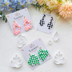 Organic Polymer Clay Cutters Set – Molds, Clay Cutters for Polymer Clay, Clay Earring Tools - color: H color