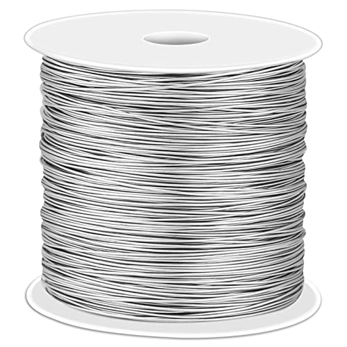 cridoz 24 Gauge Stainless Steel Wire for Jewelry Making, Baling Wire for Wrapping, Craft and Jewelry Making - size: 24 Gauge