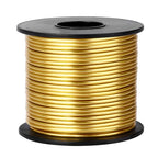 Aluminum Craft Wire, 95 Feet 2.0mm/ 14 Gauge Light Gold Bendable Soft Metal Aluminum Wire Roll Bulk for DIY Crafts Sculpting Jewelry Making - color: Light Gold, size: 14 Gauge