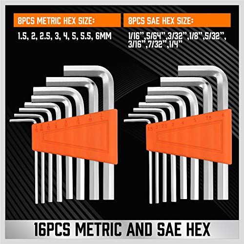 124-Piece Magnetic Screwdriver Set with Plastic Racking, Precision Screwdrivers, Magnetizer, Demagnetizer, Allen Keys, Nut Drivers, Ratchet Handles, Sockets & More - DIY Tools for Men, Tools Gift - style: 124 PCS Master + Storage Rack