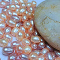 50 Pcs Natural Pearl Beads for Jewelry Making AAA 8-9 mm No Holes Natural Genuine Real Freshwater Cultured Pearl Oval Pearls Beads Loose Gemstone Bead Crafts Gift for Women,DIY Gifts. - color: 8-9 mm no holes.