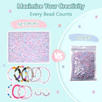 Acrylic Letter Beads Alphabet Colorful Letter White Cube Beads for Friendship Bracelets and Gifts Souvenir Jewelry Making(7 * 4mm Round,1000pcs) - color: Colorful White(Round)