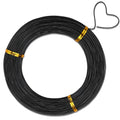Aluminum Craft Wire,165 Feet 18 Gauge Aluminum Wire for Crafting/Jewelry Making/Floral Making/Sculpting, 1mm Bendable Metal Wires for Model Making/Picture Hanging/Handmade Beading etc(Black) - color: Black