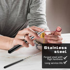 2 Pack Wire Looping Wrapping Step, Coil Jig Tool Set Mandrel Stainless Steel Micro 1.5mm-10mm Wire Looping Winding Rod Metal Jewelry Forming Tool for Round Loop Jump Ring DIY Jewelry Making, 10 Sizes