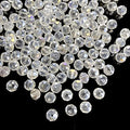 Jmassyang 8mm Briolette Rondelle Faceted AB Crystal Glass Beads for Jewelry Making Bracelets Necklaces Earrings (Clear AB, 250pcs) - color: Clear AB, size: 6x8mm