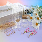 TOAOB 300pcs Earring Hooks Kits K Gold French Ear Wires with Ball and Coil 18mm Fish Hook Earring Making Supplies with Jump Rings and Clear Silicone Ear Backs for DIY Jewelry Findings - color: K gold