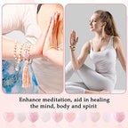 Gerrii 50 Pcs Heart Healing Stone Bulk Quartz Heart Inspirational Stones Gift for Women Love Pocket Polished Natural Energy Balancing Meditation 0.8 Inch(Rose Pink) - color: Rose Pink