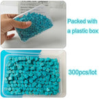 PAMIR TONG 6mm Turquoise Square Beads Bulk for Jewelry Making 300pcs Natural Stone Cube Space Beads for Lanyard, Garland Keychain, DIY Handmade Craft, Necklace, Bracelet Supplies - color: Turquoise Square