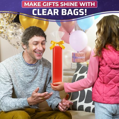 100 Pcs Heat Shrink Wrap Bags 6x12" – Heat Shrink Film Bag Shrinks with Hair Dryer or Hot Air Gun at Medium Temperature – Mother’s Day Packaging for Oil Bottles, Candles, Makeup Brushes, Gift Sets - size: 1 count (Pack of 100)
