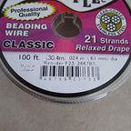 Accuflex Beading Wire 21 Strand .024 Inch 100 Feet