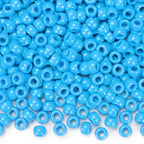 IOOLEEM Light Blue Pony Beads,1200pcs Beads for Bracelets Making & Hair braiding, Kandi Friendship Bracelets & Jewelry Making. - color: Light Blue