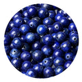 100pcs Natural Stone Beads 8mm Blue Lapis Lazuli Round Genuine Real Stone Beading Loose Gemstone Hole Size 1mm DIY Charm Smooth Beads for Bracelets Necklaces Earrings Jewelry Making Crafts - color: Blue Lapis Lazuli