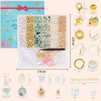TOIPINIO Bracelet Making Kit Jewelry Making Supplies Kit Natural Stone Beads for DIY Craft Friendship Bracelet/Necklace/Earrings for Adults 1736PCS (Amazonite) - color: Amazonite