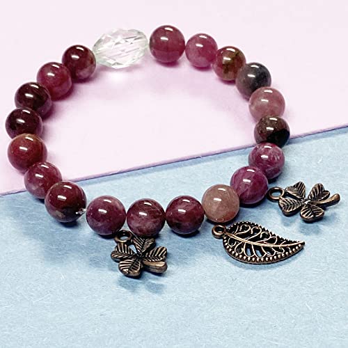 Heather's cf Four Leaf Clover Silver Leaf Beads 100-150 Pcs Leaves Craft Antique Leaf Charms for Crafting Leaf Pendant Charm for Necklace Bracelet Earring Making Fall Leaf Beads Set - color: Copper Clover