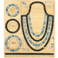 Petoysoso Bead Boards for Jewelry Making, Bamboo Beading Board for Bracelet & Necklace, Beading & Jewelry Making Supplies,Bead Tray - size: Necklace & Bracelet-M3