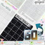 qiipii 4 Colors 2-6mm Black White Transparent Jelly Resin Rhinestones w B7000 Jewelry Glue for Bedazzling Crafting Flatback Stones Gems Diamonds for Nails Face Eyes Makeup Tumblers Bottles DIY Crafts - color: Black / White / Transparent Series Rhinestones