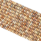 2x4MM 150PCS Picture Jasper Tube Rondelle Abacus Disk Spacer Loose Beads for Jewelry Making - color: Picture Jasper, size: 2x4mm abacus-shaped