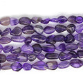MJDCB Natural Irregular Shape Stone Beads 6-8mm Amethyst Gemstone Energy Crystal for Jewelry Making Bracelet Necklace - color: Amethyst