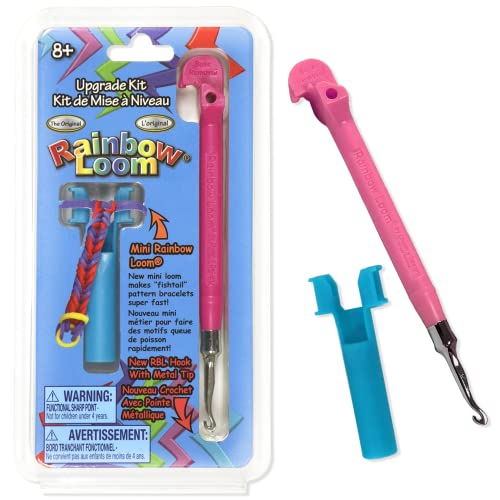 Rainbow Loom Tail Upgrade Kit - Metal Hook - Pink - color: Pink