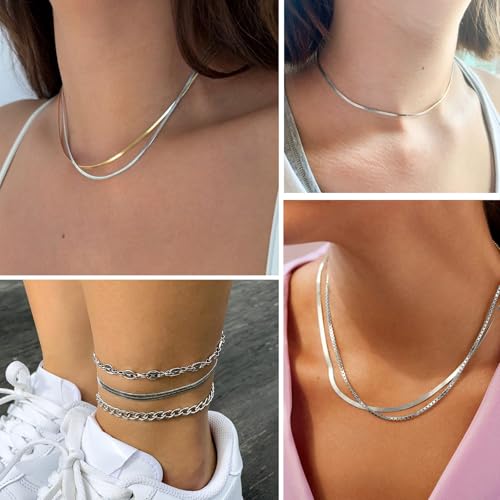 33 Feet Stainless Steel Snake Chains Roll, 2mm 304 Stainless Steel Flat Snake Chain Bulk Spool for Jewelry Making DIY Craft - color: 2.0mm Stainless Steel Flat Snake Chains