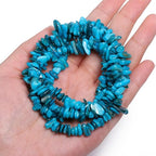 Chip Shell, 260pcs 5-8mm Irregular Shell Beads with Holes, Lake Blue Shell & Aqua Like Chip Beads for Jewelry Making - color: Lake Blue