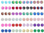 720PCS 8mm Crackle Glass Round Bulk, Bracelet Space Loose Smooth Beads for Jewelry Making Earring, Necklaces, and DIY Crafts,Keychains, Lanyards & Adult Crafting - size: 8mm Crackle Mixed