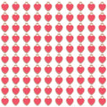 200 pcs Tiny Heart Enamel Charm Gold Plated Alloy Love Pendant Bracelet Earring Keychain Jewelry Crafts 6x8mm - color: Rose