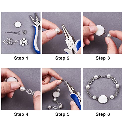 SUPERFINDINGS 48Pcs 3 Style Alloy Rhinestone Links Connectors Metal Infinity Pendants Connectors Infinity Symbol Connexter Link for DIY Jewelry Making