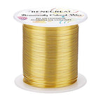 BENECREAT 18 Gauge 32 Yards Gold Jewelry Wire - Tarnish Resistant Beading & Wrapping Wire for DIY Craft Making - color: Gold, size: 18 Gauge