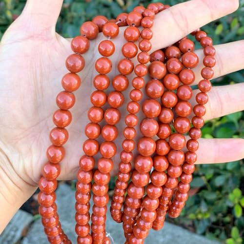 90pcs Adabele Natural Grade A Red Jasper Healing Gemstone 4mm (0.16 inch) Small Round Beads Gem Stone Spacer for Craft Jewelry Making GF33-4 - color: Grade a Red Jasper, size: 4mm (90pcs/1 Strand)